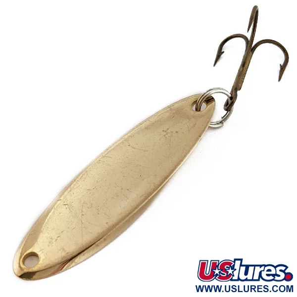 Vintage Acme Kastmaster, 3/8oz Gold fishing spoon #18024