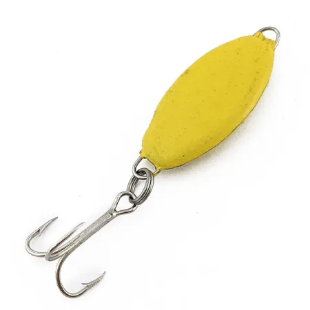 Vintage Worth, 2/3oz Yellow fishing spoon #18025