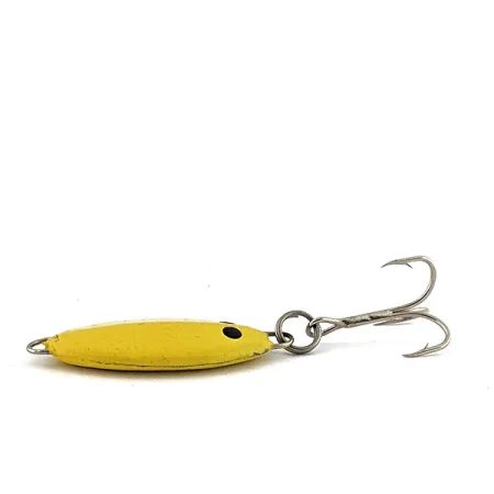 Vintage Worth, 2/3oz Yellow fishing spoon #18025