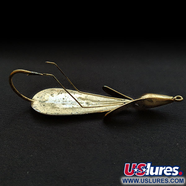 Vintage   Panther Martin Weed Wing, 2/5oz Gold fishing spoon #18026