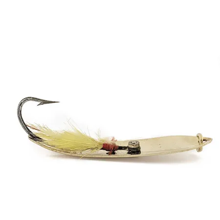 Vintage Nungesser Troller Nungesser baby troller, 2/5oz gold fishing spoon #18030