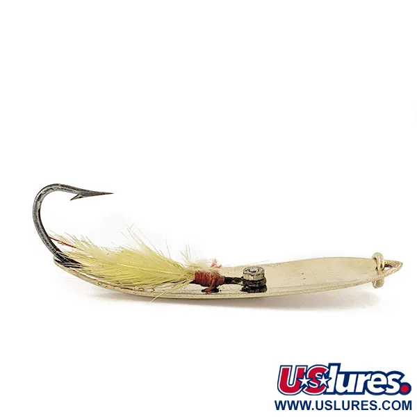 Vintage Nungesser Troller Nungesser baby troller, 2/5oz gold fishing spoon #18030