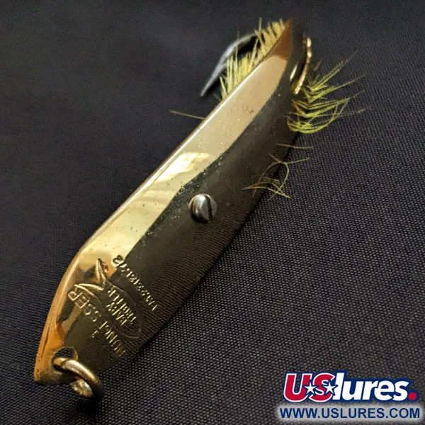 Vintage Nungesser Troller Nungesser baby troller, 2/5oz gold fishing spoon #18030