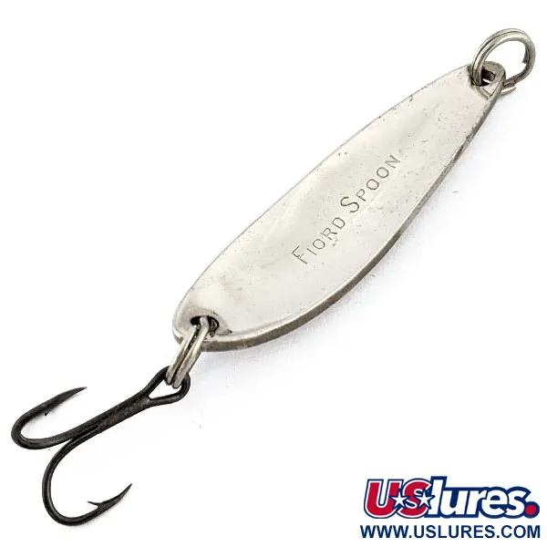 Vintage Acme Fiord Spoon, 1/4oz нікель fishing spoon #18039