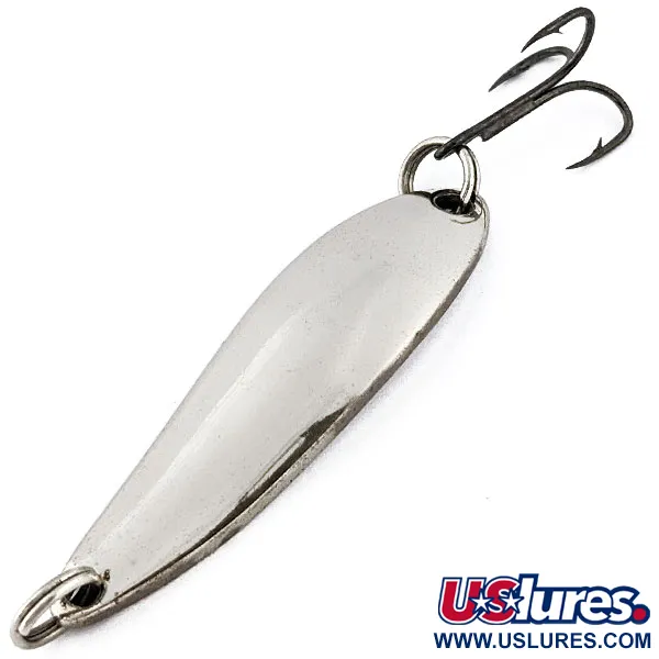 Vintage Acme Fiord Spoon, 1/4oz нікель fishing spoon #18039