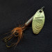 Vintage  Yakima Bait Worden’s Original Rooster Tail, 1/8oz Gold spinning lure #18042