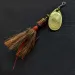 Vintage   Mepps Aglia 1 Dressed, 1/8oz Gold spinning lure #18044