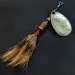 Vintage   Mepps Aglia 2 Dressed, 3/16oz silver spinning lure #18045
