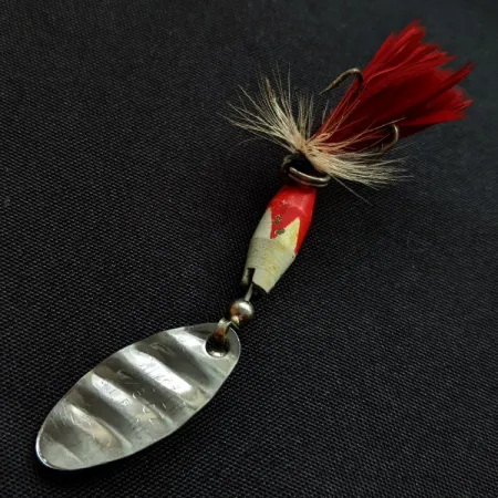 Vintage Glen Evans Shyster, 1/8oz Nickel fishing spoon #18046