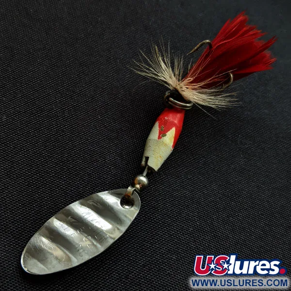 Vintage Glen Evans Shyster, 1/8oz Nickel fishing spoon #18046