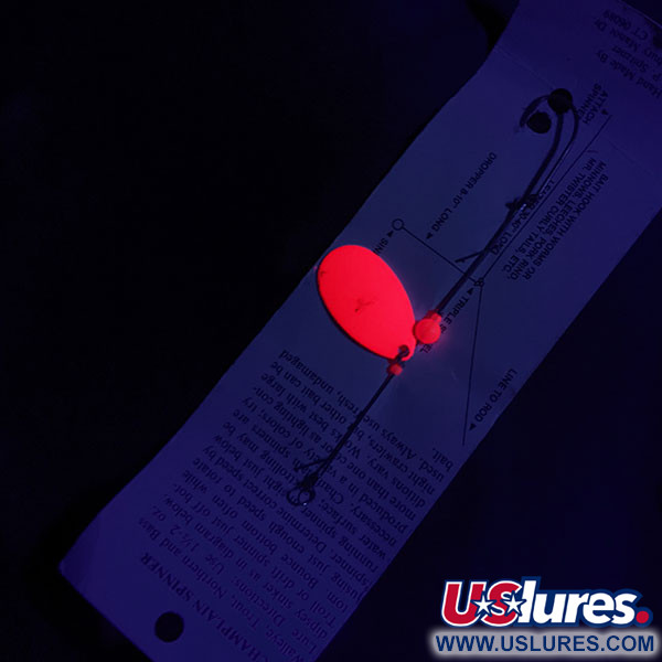   P Spitzner Champlain Spinner UV, 3/32oz UV red spinning lure #18047