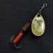 Vintage   Mepps Aglia 1, 1/8oz Gold spinning lure #18048