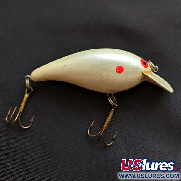 Vintage Norman Speed N Crankbait, 1/2oz Pearl fishing lure #18057