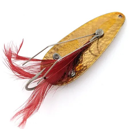 Vintage Eppinger Dardevle Dardevlet Feathered Weedless Crystal, 3/4oz Crystal fishing spoon #18062