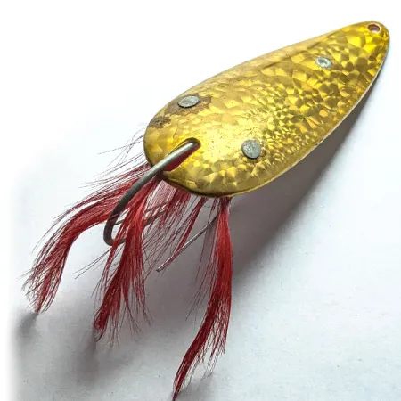 Vintage Eppinger Dardevle Dardevlet Feathered Weedless Crystal, 3/4oz Crystal fishing spoon #18062