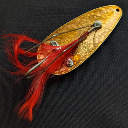 Vintage Eppinger Dardevle Dardevlet Feathered Weedless Crystal, 3/4oz Crystal fishing spoon #18062