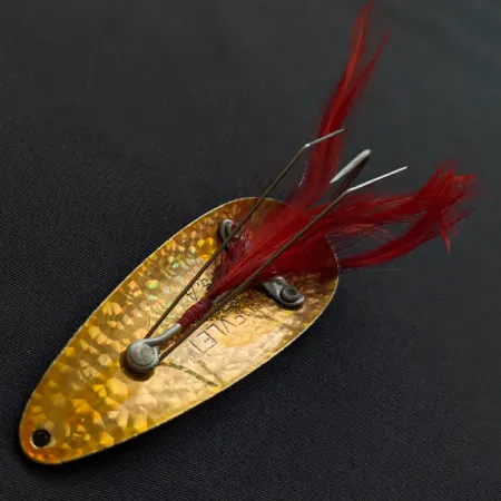 Vintage Eppinger Dardevle Dardevlet Feathered Weedless Crystal, 3/4oz Crystal fishing spoon #18062