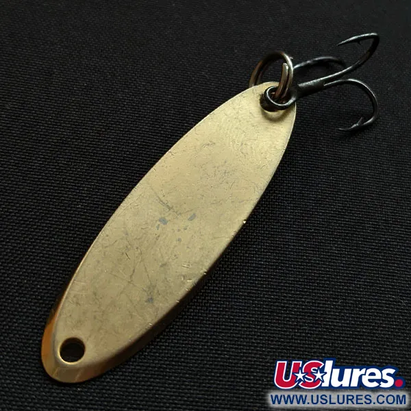 Vintage Acme Kastmaster, 1/4oz Brass fishing spoon #18068