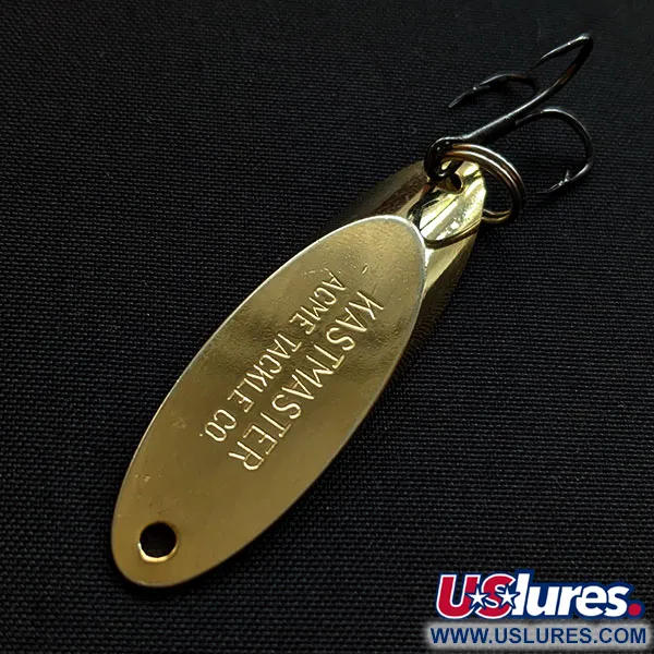 Vintage Acme Kastmaster, 1/4oz Gold fishing spoon #18071