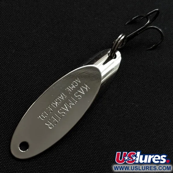 Vintage Acme Kastmaster, 1/4oz Nickel fishing spoon #18078