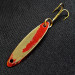 Vintage  Acme Kastmaster, 1/8oz gold/red fishing spoon #18090