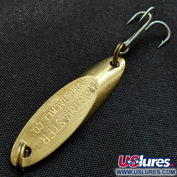 Vintage Acme Kastmaster, 1/8oz Brass fishing spoon #18094