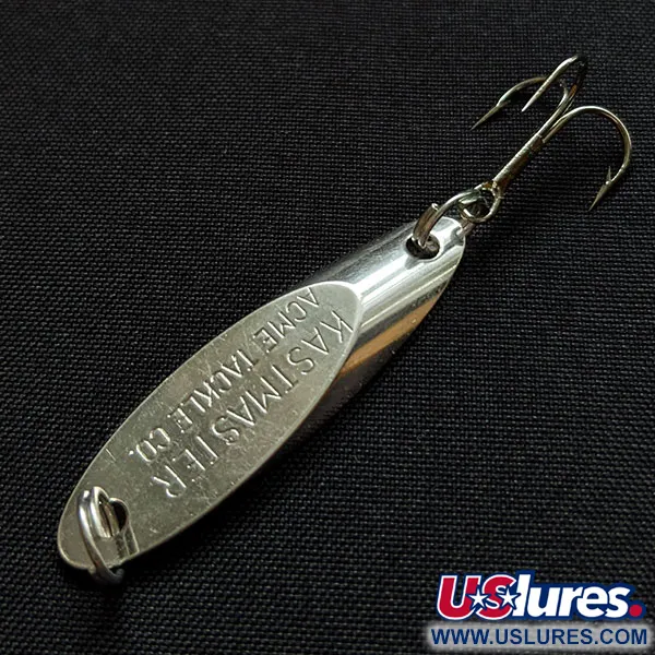 Vintage Acme Kastmaster, 1/8oz Nickel fishing spoon #18095