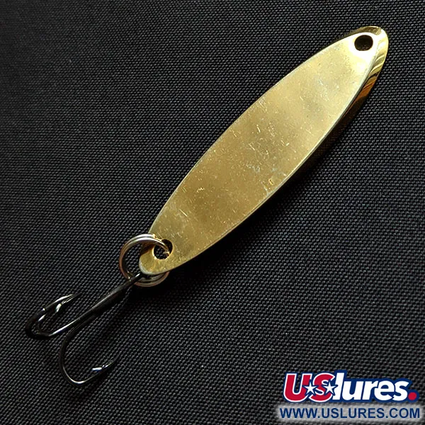 Vintage Acme Kastmaster, 1/4oz gold fishing spoon #18097
