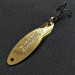 Vintage  Acme Kastmaster, 1/4oz gold fishing spoon #18097