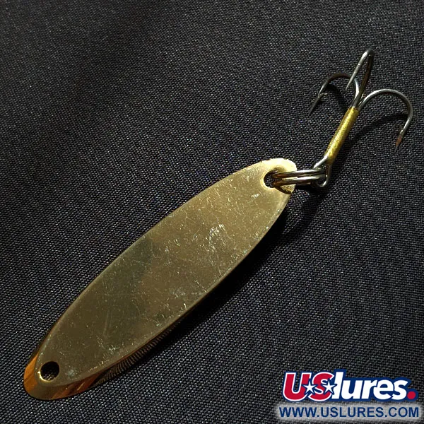 Vintage Acme Kastmaster, 1/2oz Gold fishing spoon #18099