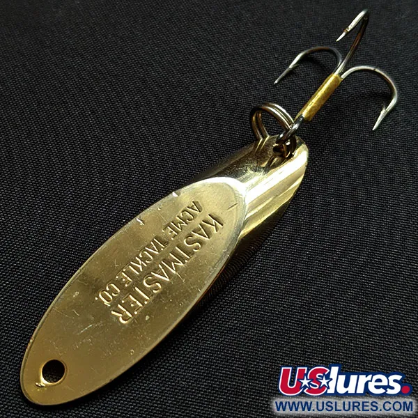 Vintage Acme Kastmaster, 1/2oz Gold fishing spoon #18099
