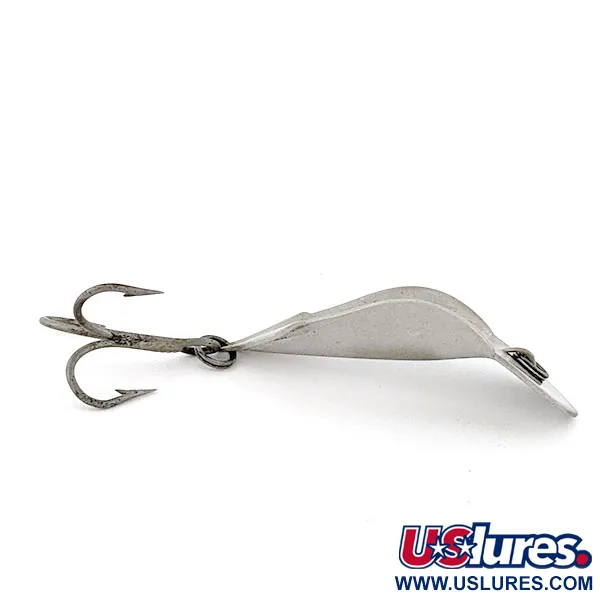 Vintage Buck Perry Spoonplug, 3/16oz silver fishing spoon #18100