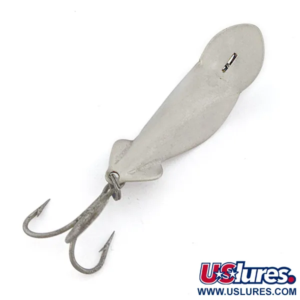 Vintage Buck Perry Spoonplug, 3/16oz silver fishing spoon #18100