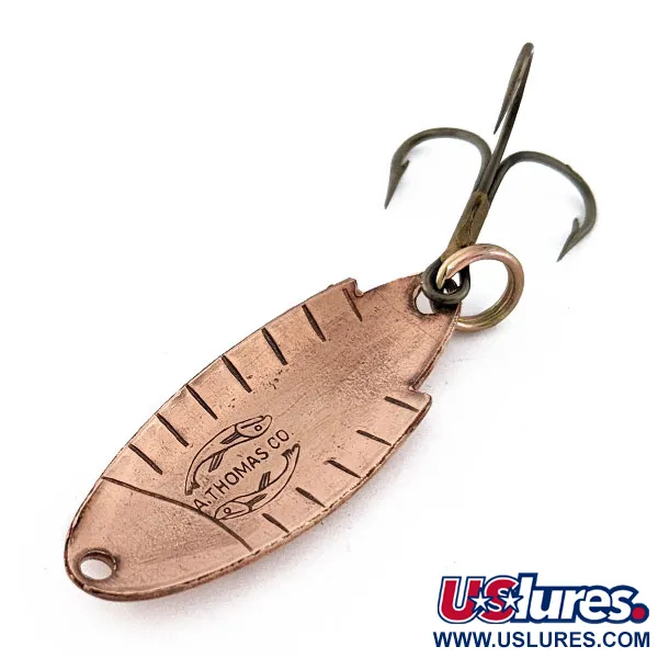 Vintage   Thomas Buoyant, 3/16oz copper fishing spoon #18101