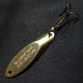 Vintage  Acme Kastmaster, 3/8oz gold fishing spoon #18106