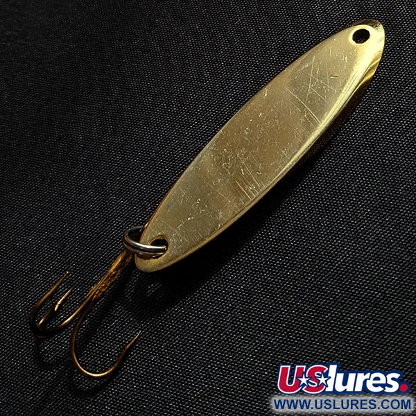 Vintage Acme Kastmaster, 3/8oz gold fishing spoon #18109