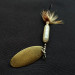 Vintage  Yakima Bait Worden’s Original Rooster Tail 4, 1/4oz gold spinning lure #18113