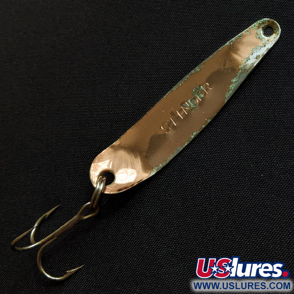 Vintage  Advance tackle Stinger Scorpio , 1/8oz Copper fishing spoon #18116