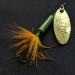 Vintage  Yakima Bait Worden’s Original Rooster Tail, 1/8oz gold spinning lure #18130