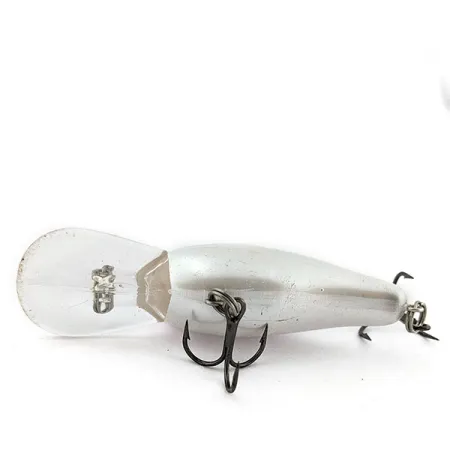 Vintage Bandit 200, 1/3oz pearl Red Eye fishing lure #18135