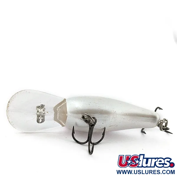 Vintage Bandit 200, 1/3oz pearl Red Eye fishing lure #18135