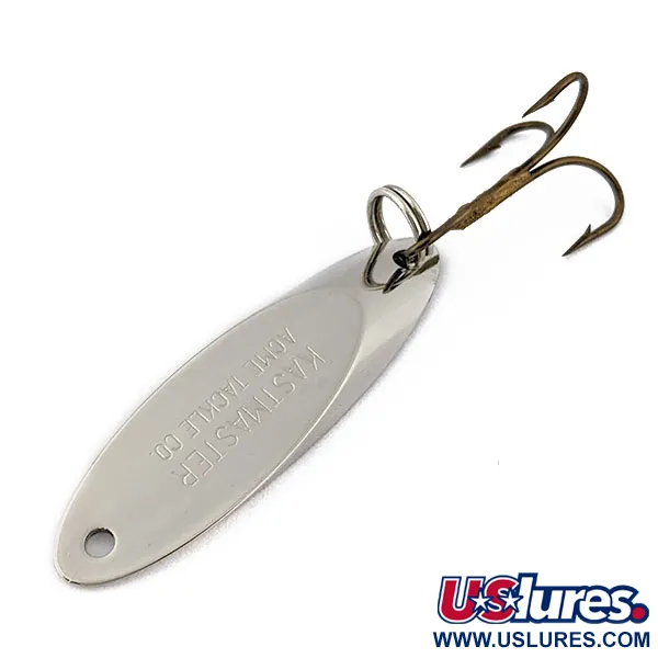 Vintage Acme Kastmaster, 1/4oz nickel fishing spoon #18138