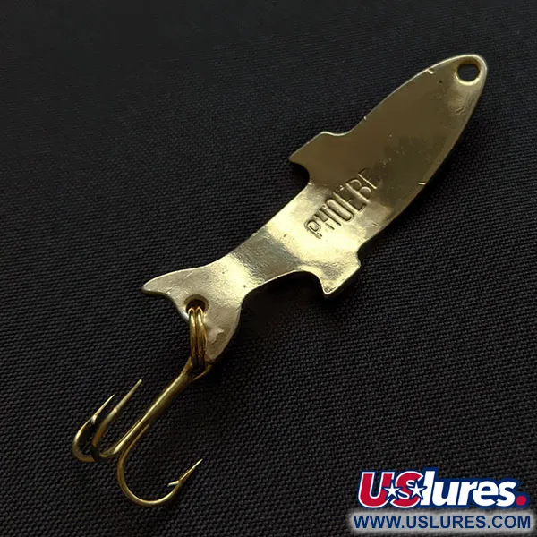 Vintage Acme Phoebe, 1/8oz gold fishing spoon #18139