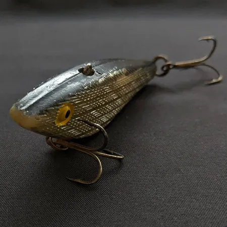 Vintage Rebel Racket Shad, 1/2oz silver fishing lure #18142