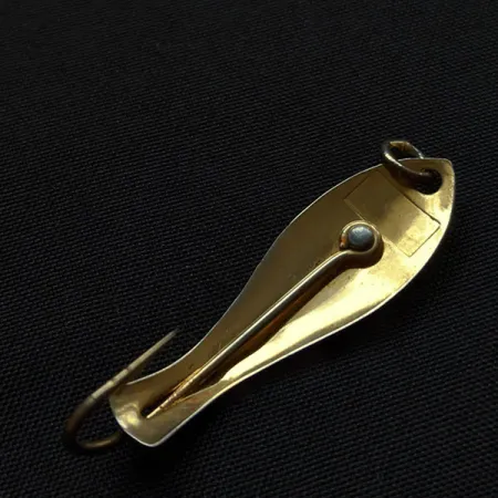 Vintage Nungesser Troller Nungesser, 1/16oz gold fishing spoon #18143