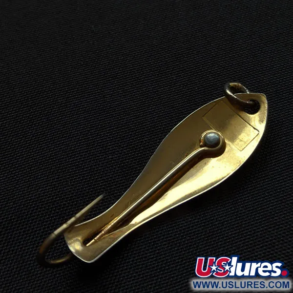 Vintage Nungesser Troller Nungesser, 1/16oz gold fishing spoon #18143