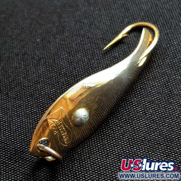 Vintage Nungesser Troller Nungesser, 1/16oz gold fishing spoon #18143