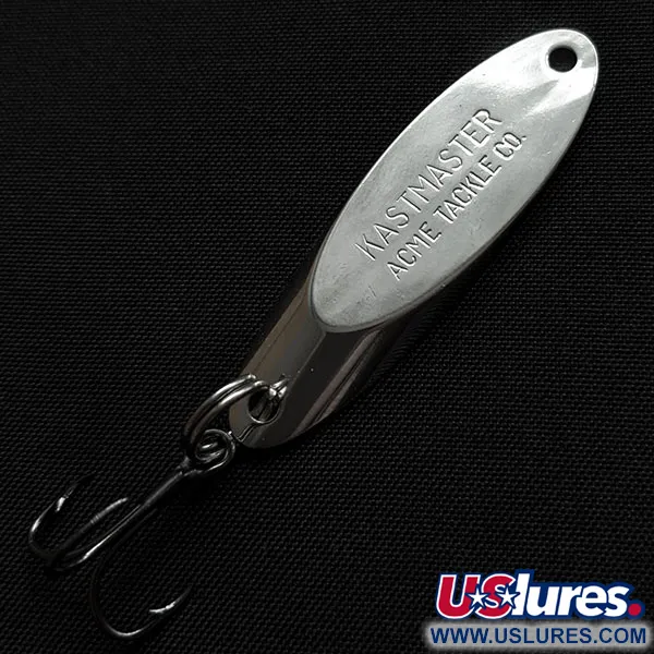Vintage Acme Kastmaster, 1/4oz nickel fishing spoon #18151