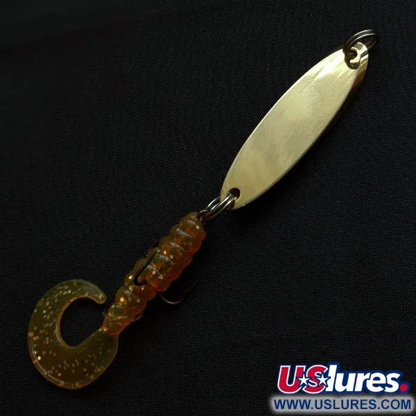 Vintage Acme Kastmaster, 3/8oz gold fishing spoon #18158