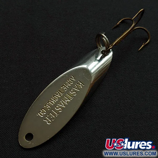 Vintage Acme Kastmaster, 3/8oz nickel fishing spoon #18161